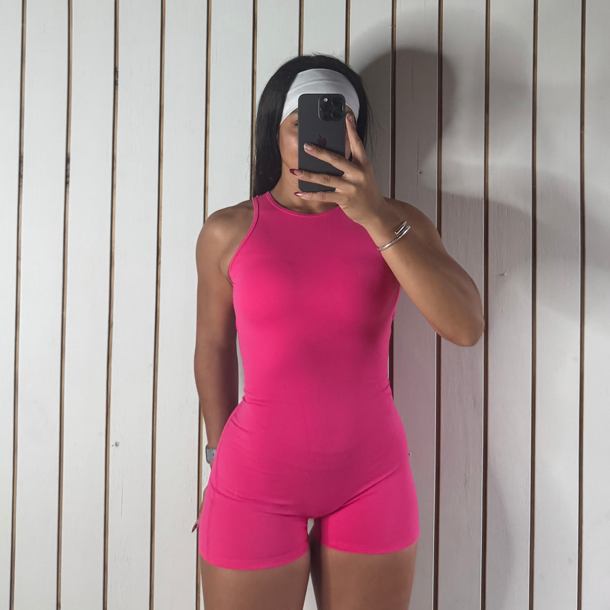 Pink Romper Openback