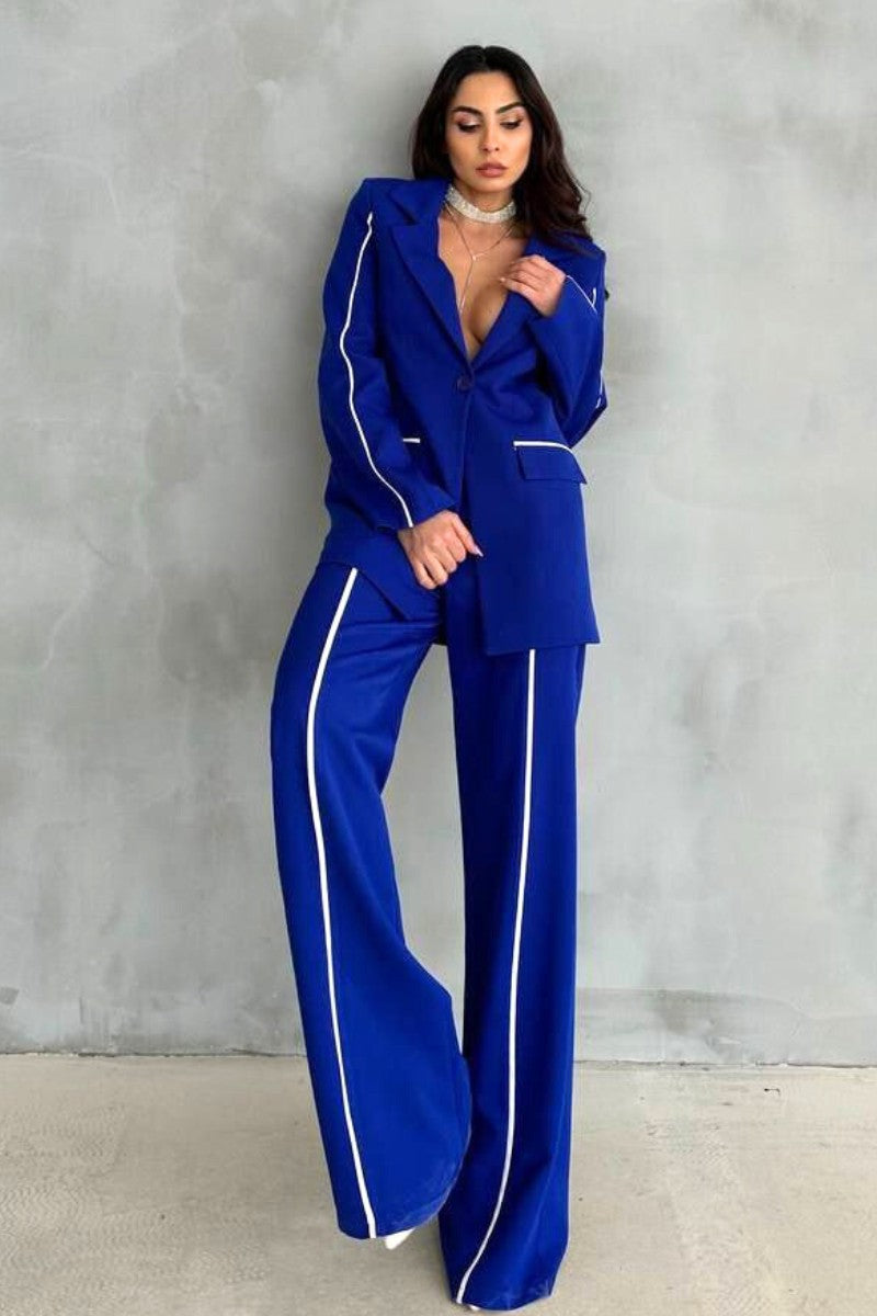 PARIS BLUE BLAZER PANT SET