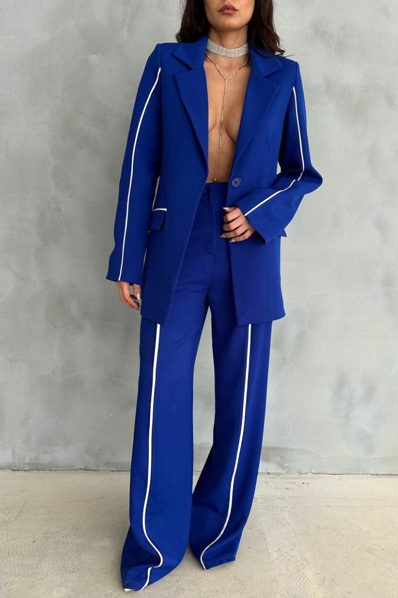 PARIS BLUE BLAZER PANT SET