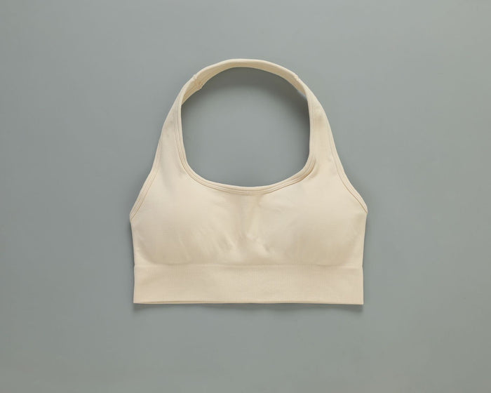 Beige sport bra