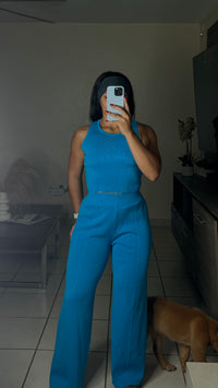 Blue Pant Set