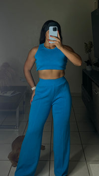 Blue Pant Set