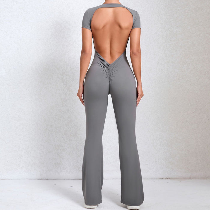 Gris Flare Jumpsuit